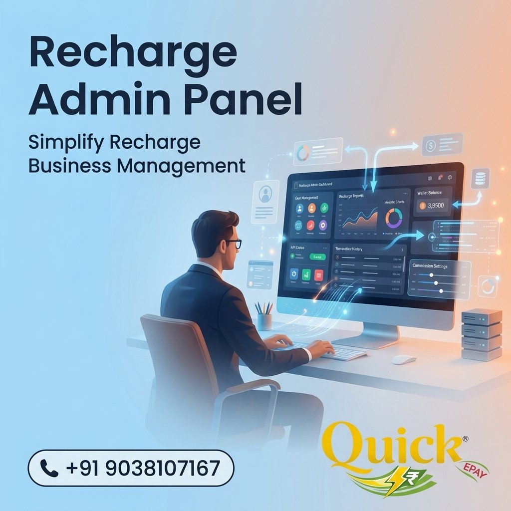 Recharge Admin Panel - Simplify Business Management
