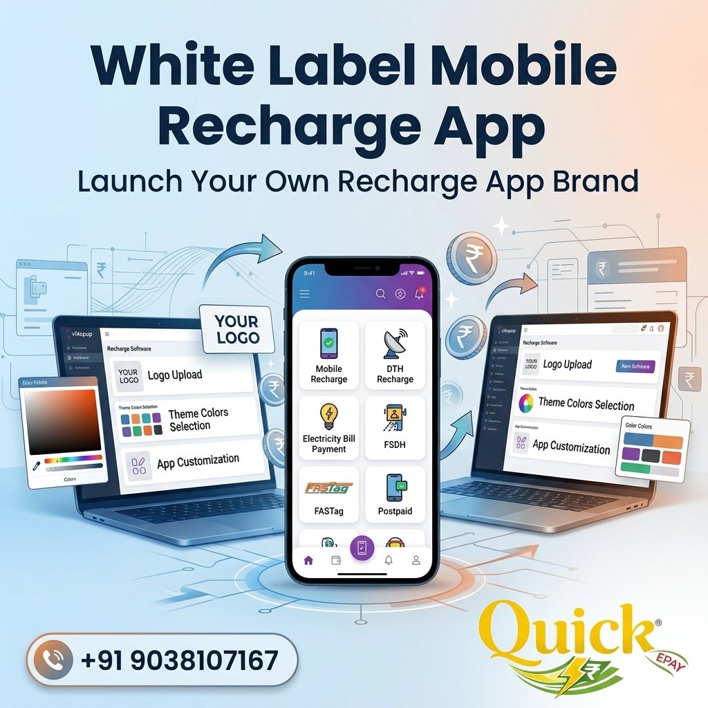 White Label Mobile Recharge App 2026 - Branded Recharge Solution